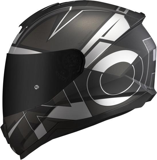 Capacete Norisk Razor Axial Preto Prata Fosco Menor preço em Capacete Norisk Razor Axial Preto Prata Fosco