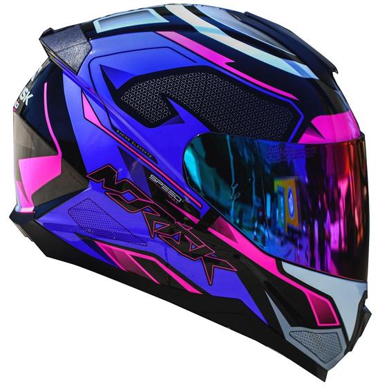 Imagem de Capacete Norisk Razor Speedmax Rosa Roxo