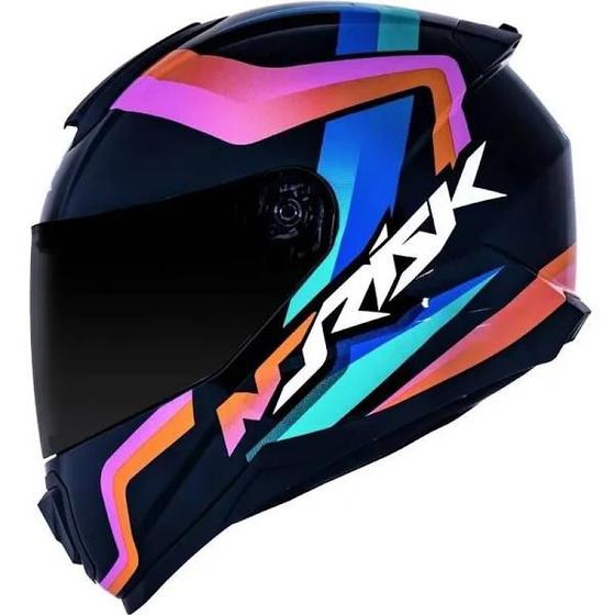 Imagem de Capacete Norisk Razor Void Black / Org / Blue