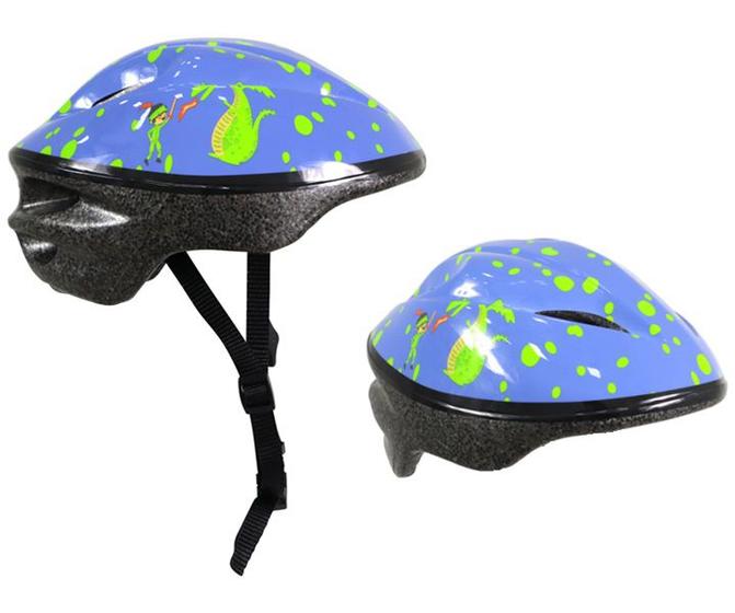 Imagem de Capacete Para Bike Skate e Patins Dragãozinho Verde Bel Sports - Interior em EPS - Tamanho P - Azul - 409000