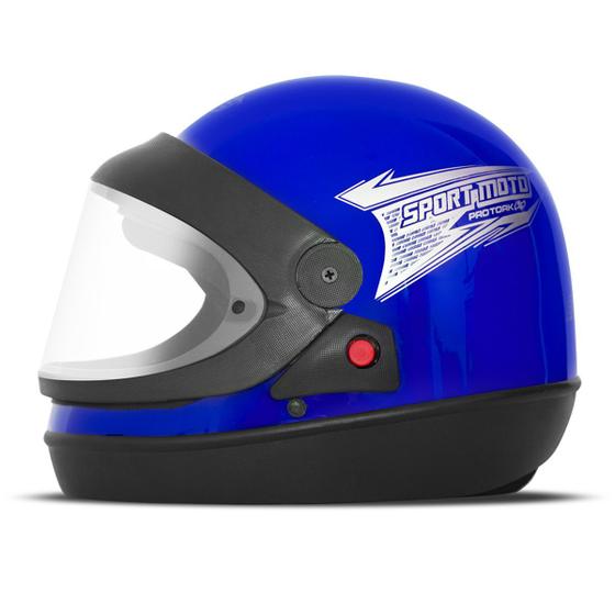 Imagem de Capacete Para Moto Fechado Integral Pro Tork Sport Moto 788 Feminino e Masculino