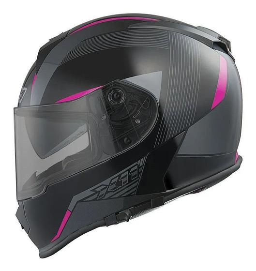 Imagem de Capacete Para Moto Integral X11 Revo Rosa Tamanho 60