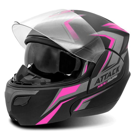 Imagem de Capacete Para Moto Modular Pro Tork Attack Hsa New Attack 