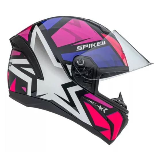 Imagem de Capacete Peels Spike II 1St Preto Rosa