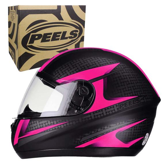 Capacete Peels Spike Preto Fosco/ Rosa é boa?