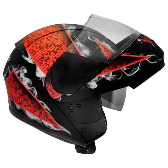 Imagem de Capacete PEELS Urban Smoke Preto F/Vermelho60