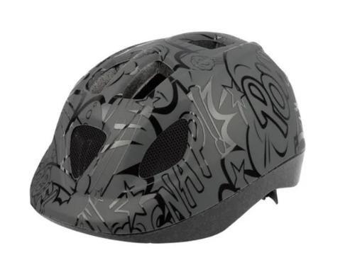 Imagem de Capacete Polisport Infantil Kid Balloons cinza/preto - Tam. PP (46-53cm)