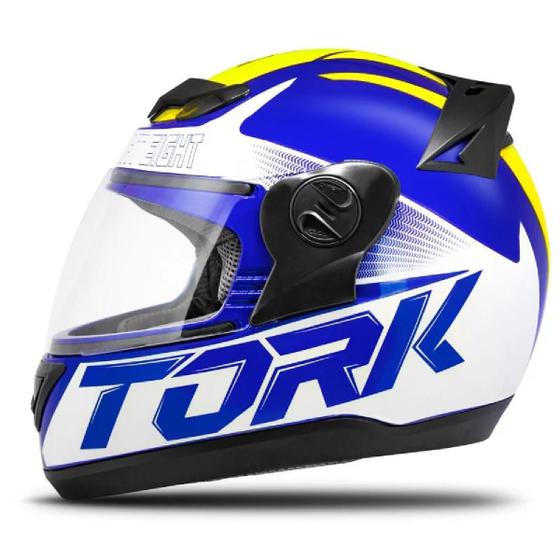 Imagem de Capacete Pro Tork Liberty Evolution 788 G7 Brilhante Base Azul