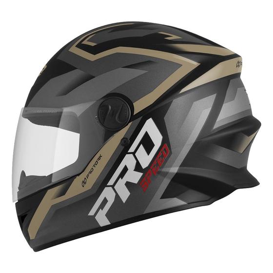 Imagem de Capacete pro tork r8 pro speed brilhante