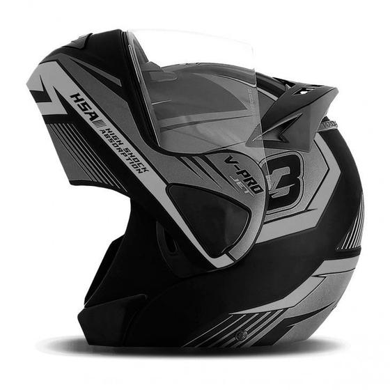 Imagem de Capacete Pro Tork V-Pro Jet 3  Prata Tamanho 58