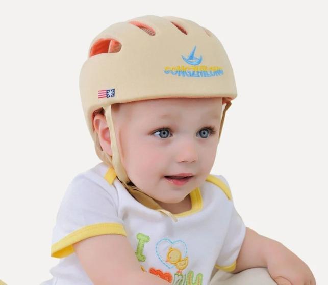 Imagem de Capacete Proteção Cabeça Bebê Segurança Engatinhar Infantil