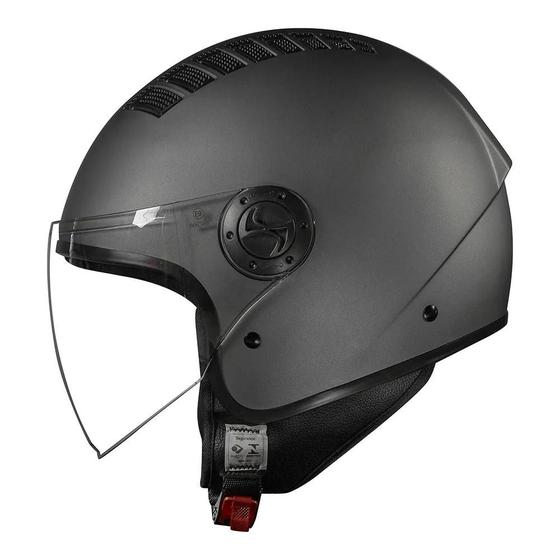 Imagem de Capacete Race Tech One Monocolor CInza Fosco