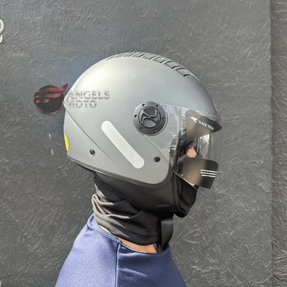 Imagem de Capacete Race Tech One Monocolor Matte Titanium