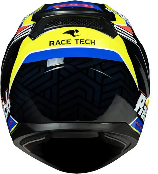 Imagem de Capacete Race Tech Sector Voltkon - Preto/Amarelo - 58 (M)