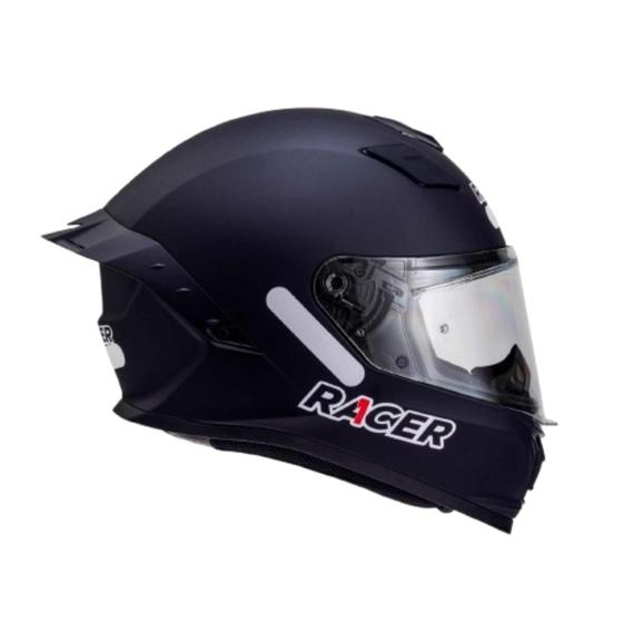 Imagem de Capacete Racer1 Rc1 Preto Fosco