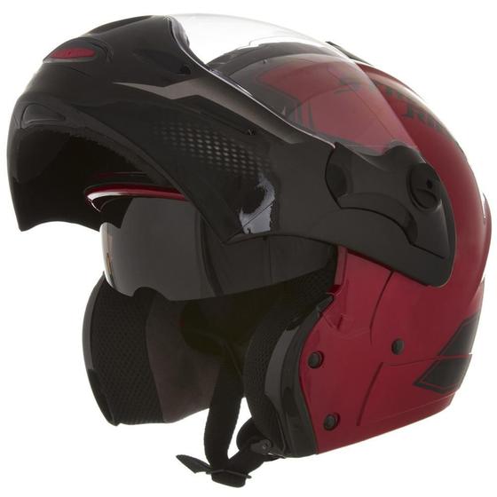 Capacete Robocop Mixs Street Rider Óculos Escamoteável Moto - Capacetes ...