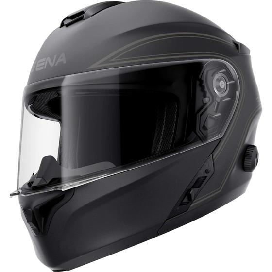 Imagem de Capacete Sena OUTRUSH-MB0XL Outrush Flip-Up Bt Matte Black Xl