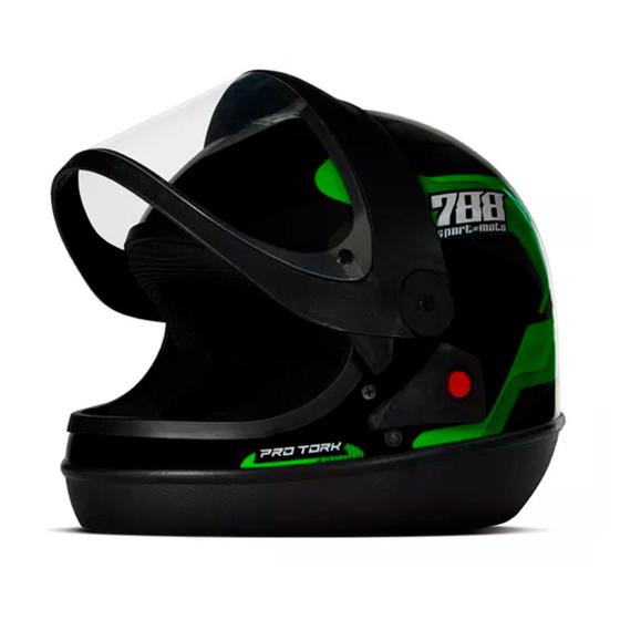 Imagem de Capacete Sport Moto 788 Pro Tork Capacete Fechado Moto