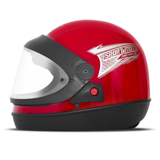 Imagem de Capacete Sport Moto Automático Pro Tork Fechado Feminino Masculino Segurança Proteção 