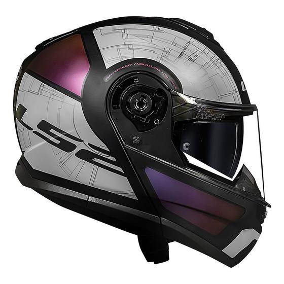 Imagem de Capacete strobe ii orion preto/roxo fosco