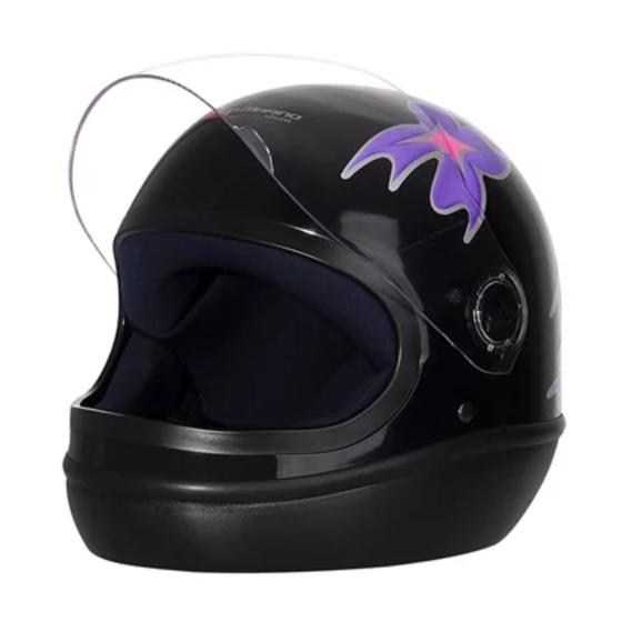 Imagem de Capacete taurus formula 1 femme 2 florido cores branco/preto