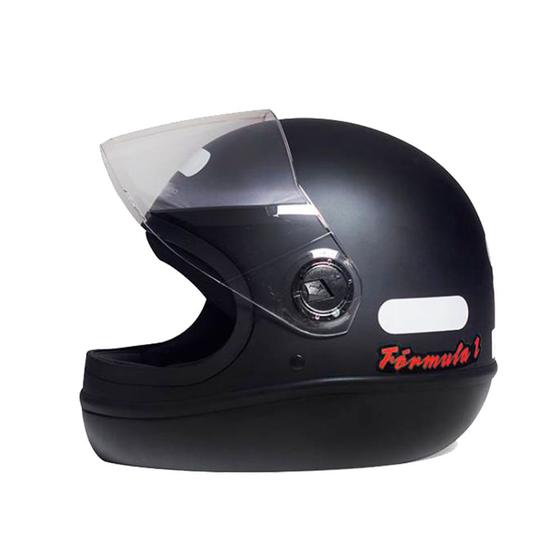 Imagem de Capacete Taurus Fórmula 1 R Classic Preto Fosco