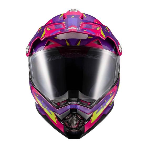 Imagem de Capacete Texx Cross Carcara  Grow Rosa 58 F016