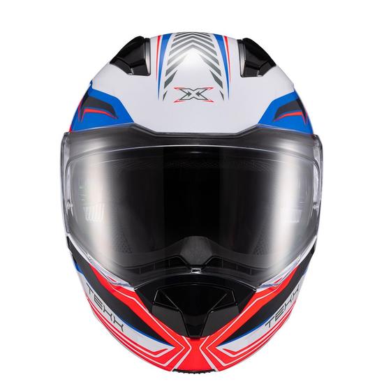 Imagem de Capacete Texx Escam Kratos Nomade Branc Azu Verm Bril 58 F016