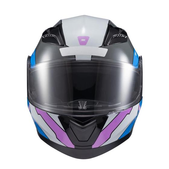 Imagem de Capacete Texx Escamot Gladiator V3 Reisen Azul Rosa Branc 58 F016