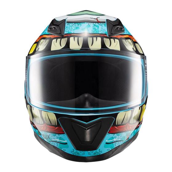 Imagem de Capacete Texx Fechado Hawk Orc Turquesa 60 F016