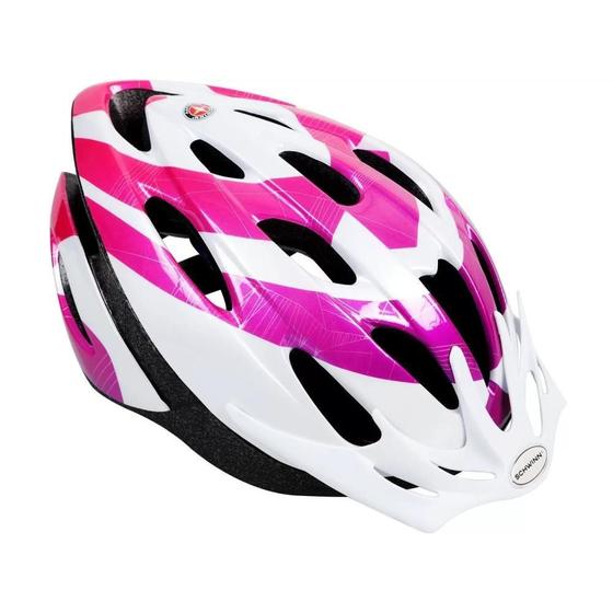 Imagem de Capacete Trasher Feminino Adulto Branco/Rosa Tamanho Único A14