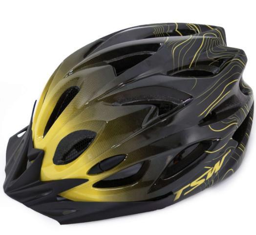 Imagem de Capacete TSW Raptor III  LED - Preto/Amarelo  M (54-57)