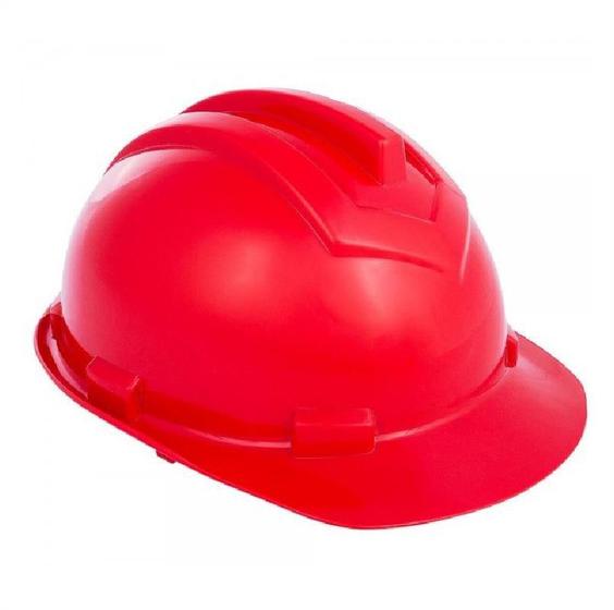 Imagem de Capacete Vermelho com Carneira MOD800 - LEDAN (004542)