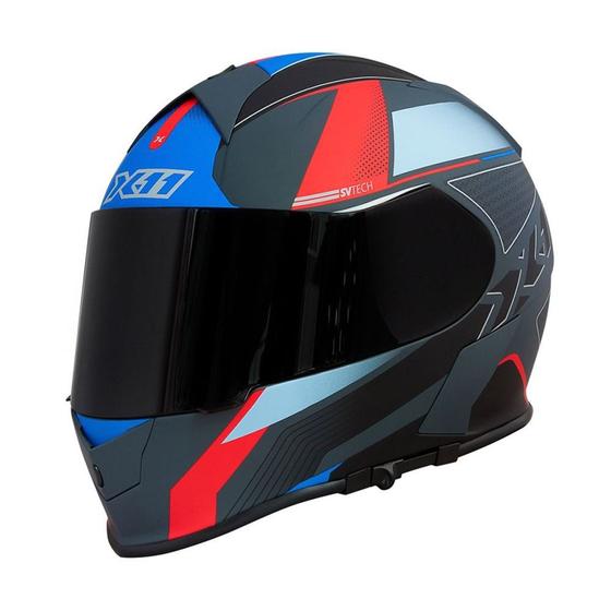 Imagem de Capacete X11 Revo Pro Flagger Vermelho