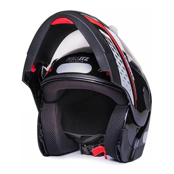 Capacete Zarref V4 Grafic Taurus Modular Robocop Articulado Menor preço em Capacete Zarref V4 Grafic Taurus Modular Robocop Articulado