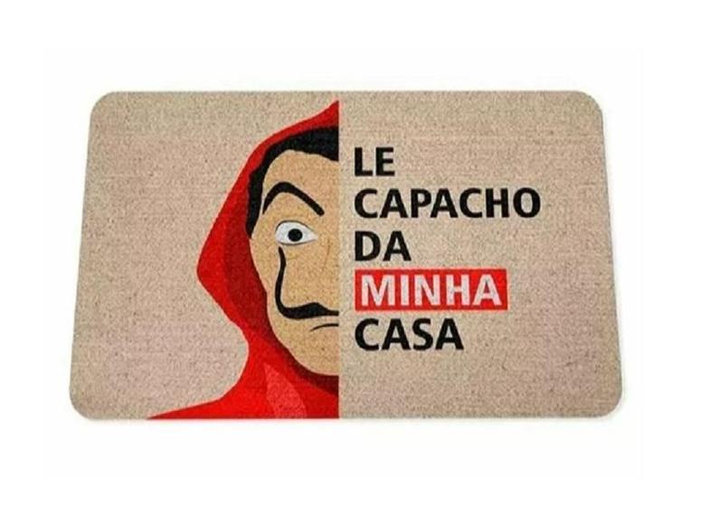 Imagem de Capacho Ecológico Divertido La Casa de Papel