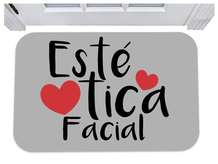 Imagem de Capacho estética facial esteticista tapete para porta 40x60