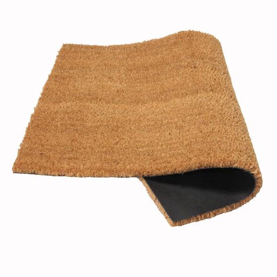 Imagem de Capacho Fibra De Coco Natural Liso Base Emborrachado 2X9Mt