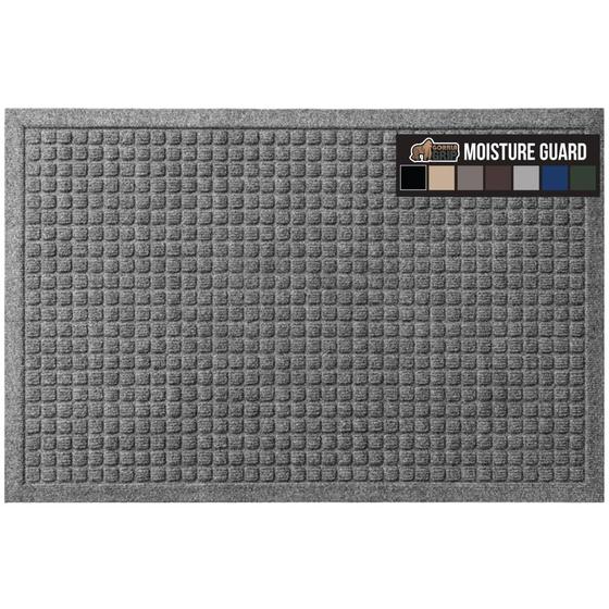 Imagem de Capacho Gorilla Grip Ultra Absorbent Moisture Guard 5,7 L cinza