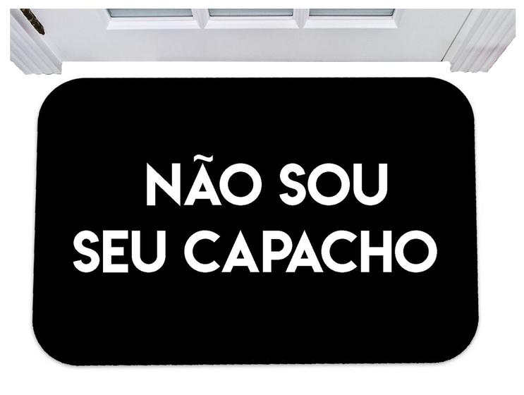 Imagem de Capacho não sou seu capacho tapete de porta divertido 40x60