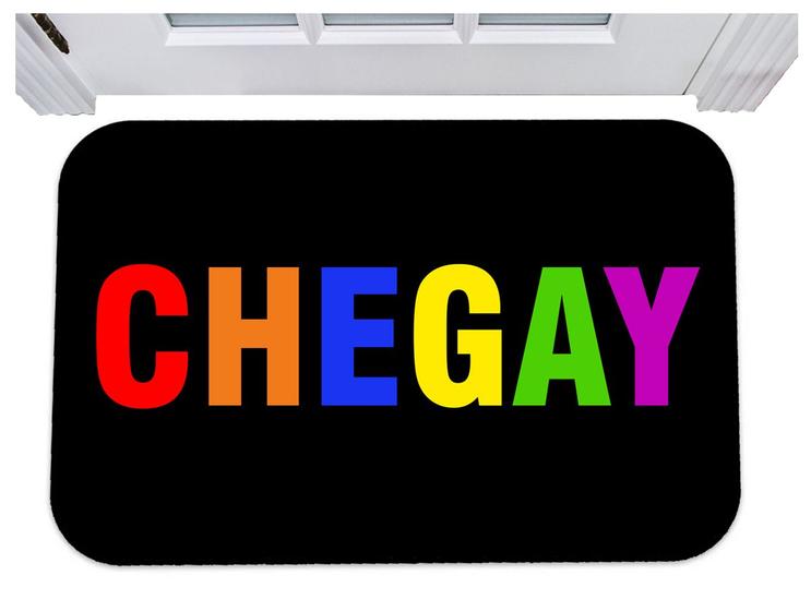 Imagem de Capacho para porta chegay lgbt gay tapete 40x60