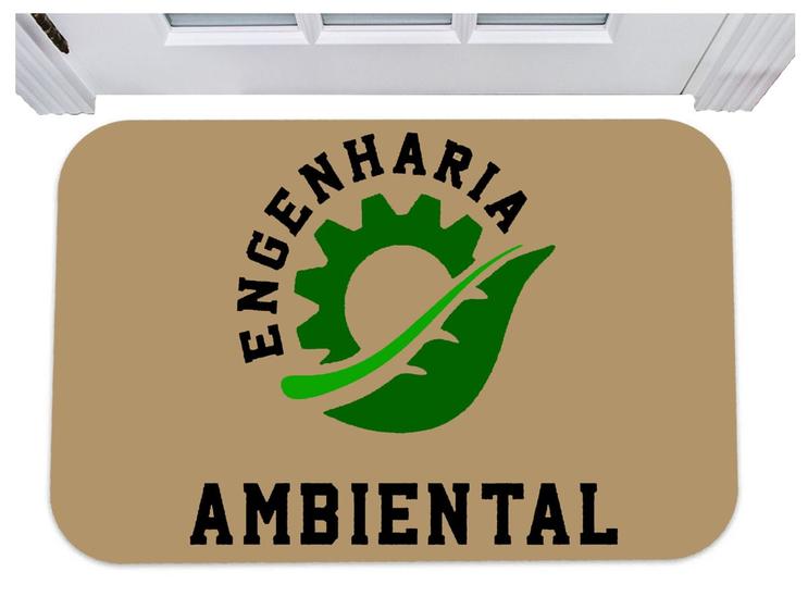 Imagem de Capacho para porta engenharia ambiental tapete 40x60