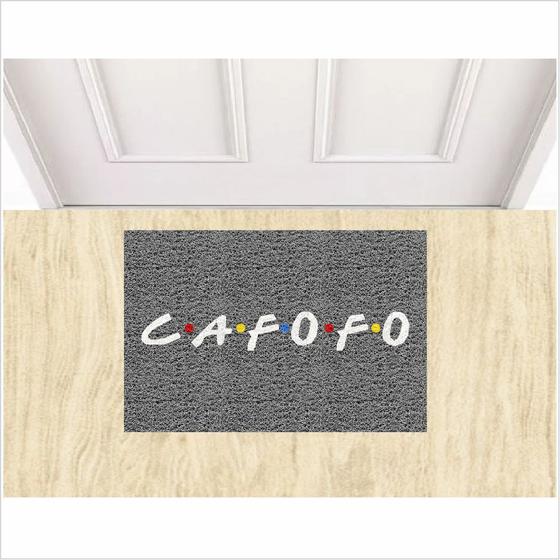 Imagem de Capacho Tapete Divertido Cafofo 60X40 cm