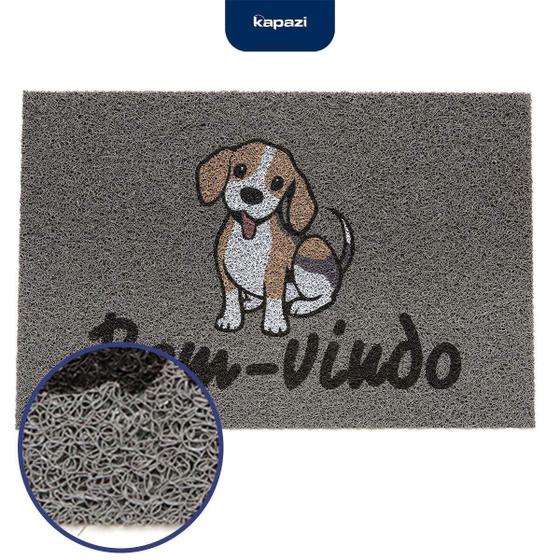 Imagem de Capacho Vinil Pet Welcome Beagle 40cmx60cm Kapazi