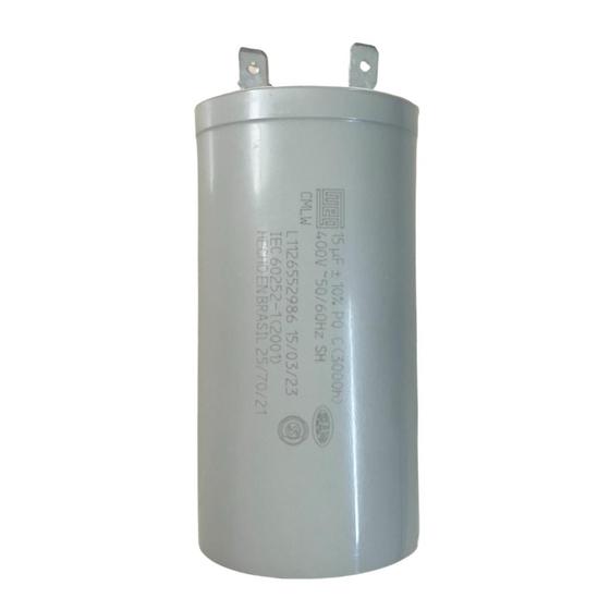 Imagem de Capacitor 15uf 400v Weg Lavadoras Consul Brastemp Electrolux