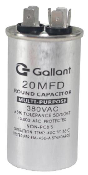 Imagem de Capacitor 20 uf 250v - gallant