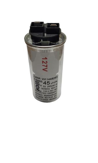 Imagem de Capacitor 45µf Do Motor Lavadora Brastemp Consul W10883000