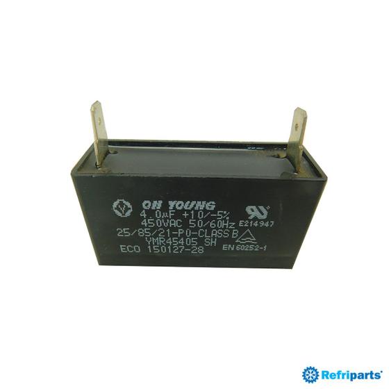 Imagem de Capacitor 4uf Mfd 450v Split 2 Terminais Lg - 3H00660M