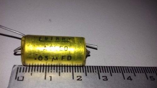 Imagem de Capacitor A Oleo .03mfd= 30nf 600vdc +-10% Cherry