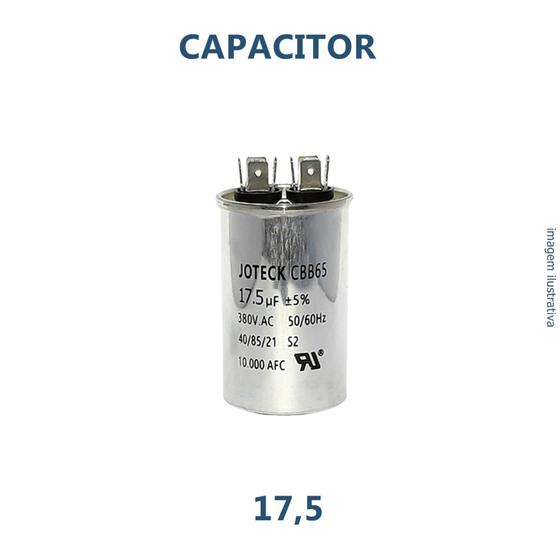 Imagem de Capacitor Ar condicionado 17,5MFD 380/440vac